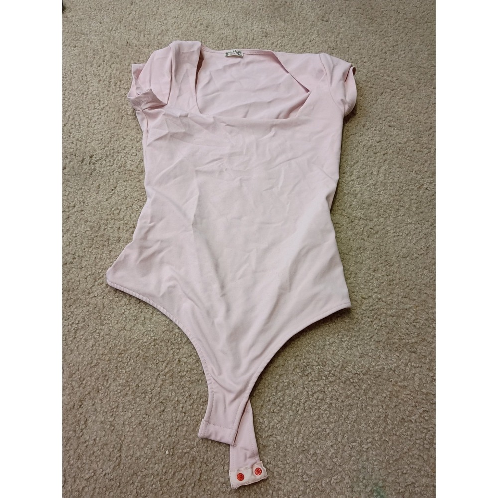 Free People Intimately Bodysuit Women's S Small Light Pink